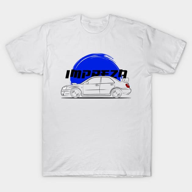 Racing WRX T-Shirt by GoldenTuners